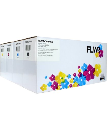 FLWR - Toner / 125A multipack / Zwart en Kleur - geschikt voor HP