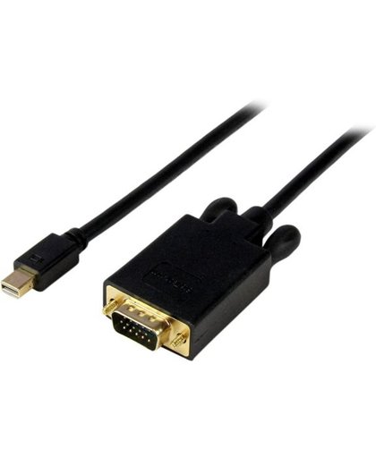 StarTech.com 91 cm lange Mini DisplayPort-naar-VGA-adapterconverterkabel mDP naar VGA 1920x1200 zwart