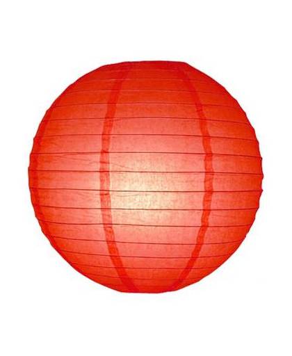 Luxe bol lampion rood 25 cm