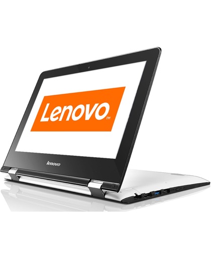Lenovo Yoga 300 Wit Hybride (2-in-1) 29,5 cm (11.6") 1366 x 768 Pixels Touchscreen 1,6 GHz Intel® Celeron® N3060