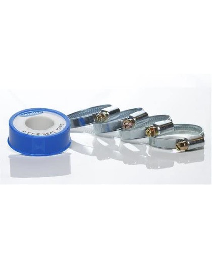 zoek op artikelnummer   zoek op Ean-code   zoek op omschrijving Bestel Rol teflon tape en 4 slangklemmen 38/32 mm