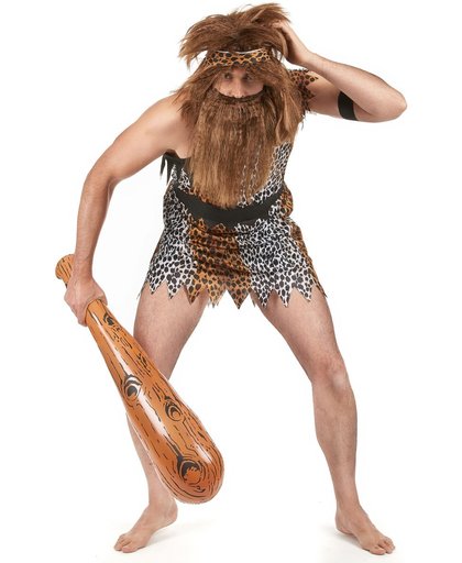 Prehistorische holbewoner kostuum voor heren - Verkleedkleding