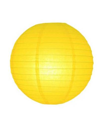 Luxe bol lampion geel 25 cm