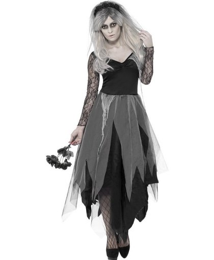 Zombie bruidsjurk voor dames - Halloween / horror kostuum 44-46 (L)