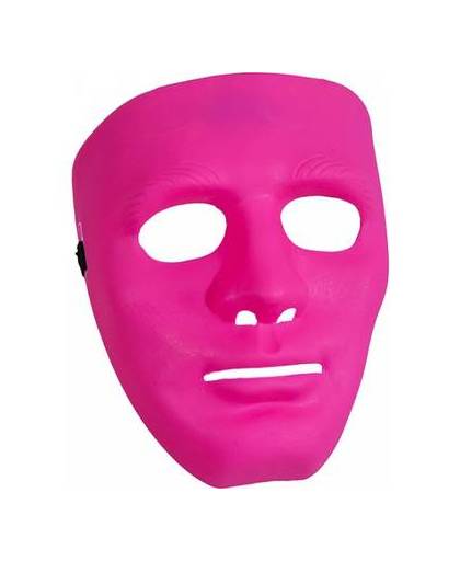 Roze gezichtsmasker