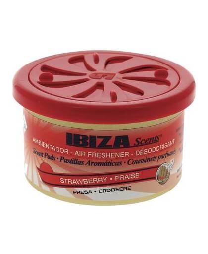Ibiza scents luchtverfrisser blikje aarbeien rood