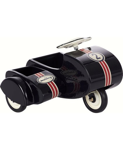 Maileg Black Scooter w/ sidecar, metal
