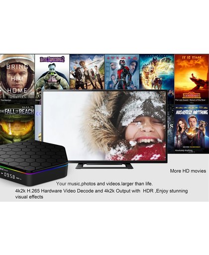 T95Z PLUS 2/16GB KDPlayer - Android TV Box + MX3 Air Mouse