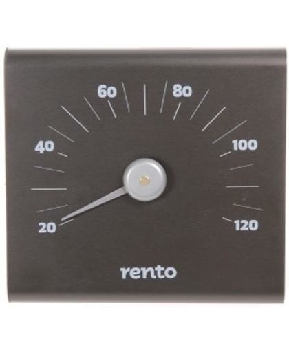Rento Aluminium Thermometer Bruin Zwart