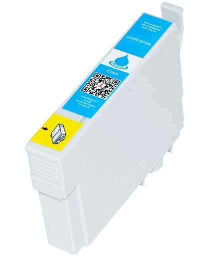 Huismerk - Inktcartridge / T2712 / Cyaan - geschikt voor Epson