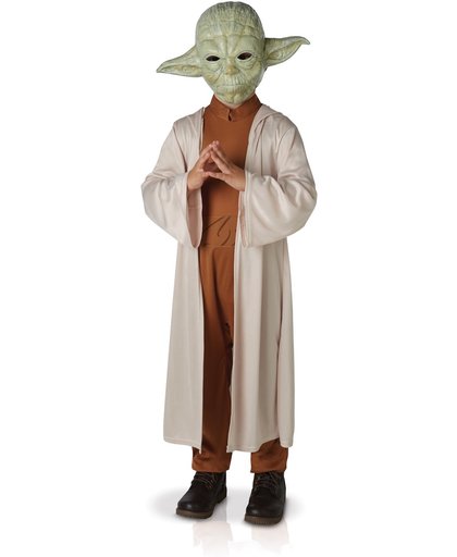 Luxe Yoda Star Wars™ kostuum met masker voor kinderen - Verkleedkleding