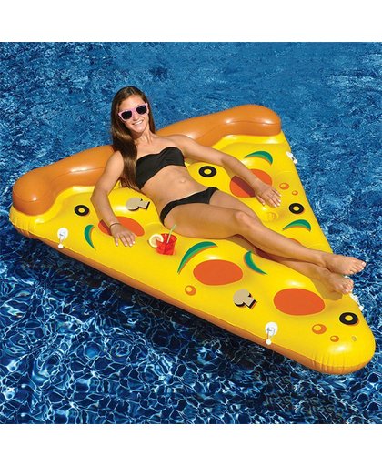 Gigantische XXXL Opblaasbare Pizza punt -180cm- wit | Mega  Pizza punt Opblaasbaar | Zwembad Speelgoed