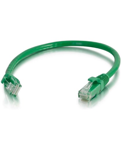 C2G 0,5m Cat6 Booted Unshielded (UTP) netwerkpatchkabel - groen netwerkkabel