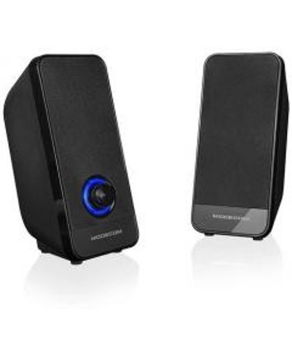 Modecom G-Y-00XS6 MC-XS6 Black Multimedia speakers set [2.0CH, USB, 2x 4W (2.5 inch) 150Hz - 20kHz, 1m]
