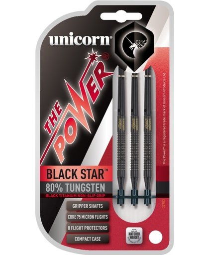 Unicorn Softtip Black Star Phil Taylor 80% 18 gram Darts