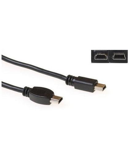 Intronics USB On the Go kabel USB mini A5 male - USB mini B5 male