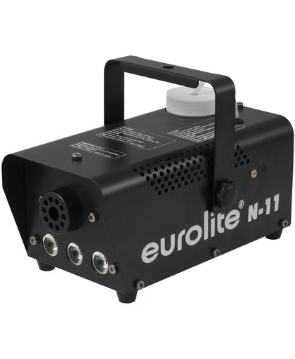 EUROLITE N-11 Compacte rookmachine met Led verlichting - Amber vlameffect