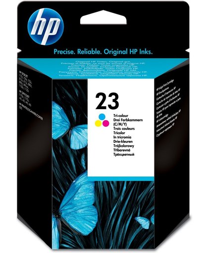 HP 23 originele drie-kleuren inktcartridge
