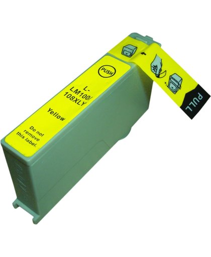 SecondLife Inkjets SecondLife inkt cartridge geel voor Lexmark 100