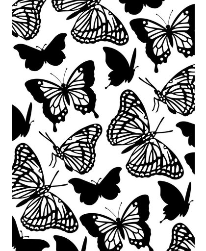 Darice Embossing Folder - Embossing Sjabloon - Vlinders  - 10,8 x 14,6 cm