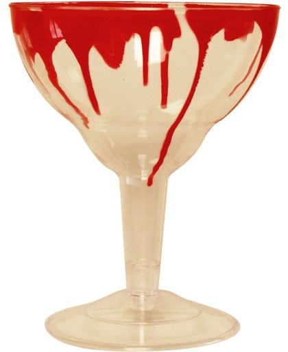 6 bloedige Halloween Cocktail glazen - Feestdecoratievoorwerp