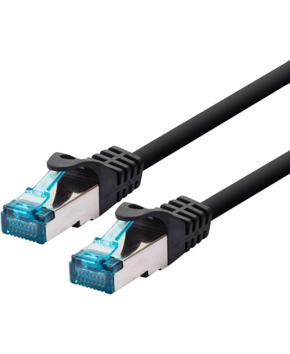 LOGON TCR55SS100BL 10m Cat5e F/UTP (FTP) Zwart netwerkkabel