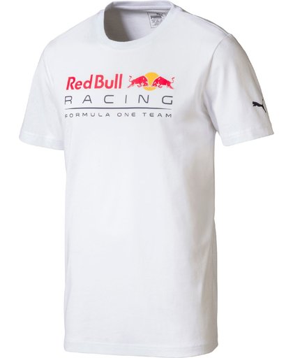 PUMA Red Bull Racing Logo Tee Shirt Heren - White