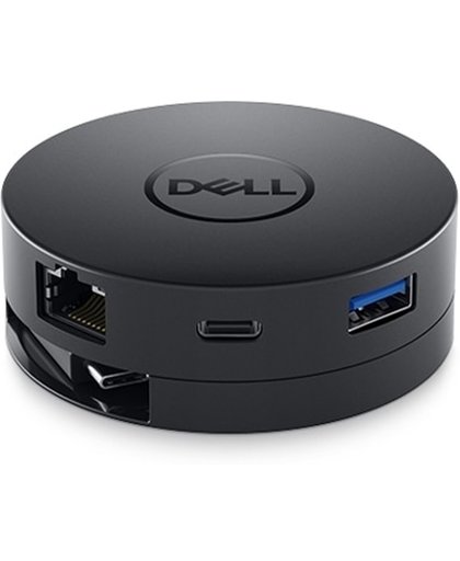 Dell 492-BCJ DA300 USB-C mobiele adapter 4K/10Gbps 6-in-1 (HDMI, DP, VGA, Ethernet, USB-C en USB-A)