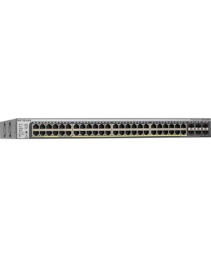 Netgear GS752TPSB-100EUS netwerk-switch Managed L3 Roestvrijstaal 1U Power over Ethernet (PoE)