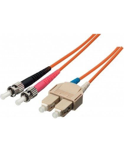 Equip SC/ST 9/125μm 3.0m 3m SC ST OS2 Geel Glasvezel kabel