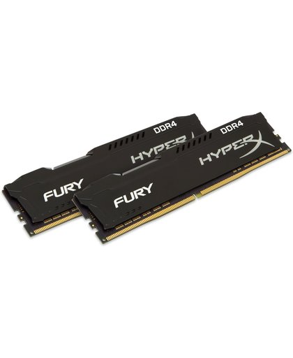HyperX FURY Black 8GB DDR4 2400MHz Kit geheugenmodule