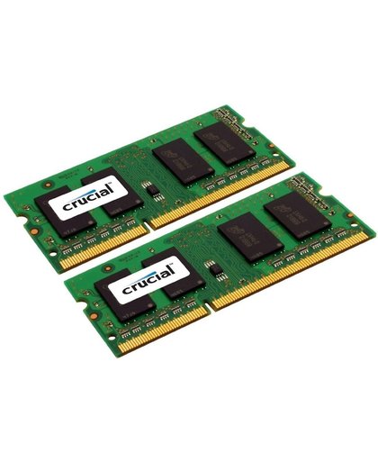 Crucial 16GB (2x8GB) DDR3-1333 CL9 SO-DIMM 16GB DDR3 1333MHz geheugenmodule