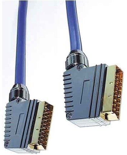 e+p VC 850 U/2 2.5m SCART (21-pin) SCART (21-pin) Blauw SCART-kabel