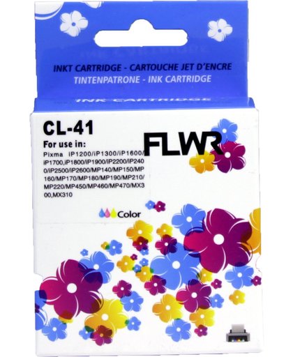 FLWR - Inktcartridge / CL-41 / Kleur - geschikt voor Canon