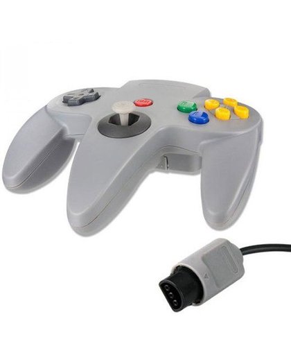 N64 | Nintendo 64 controller met originele aansluiting | 1 stuk | Grijs