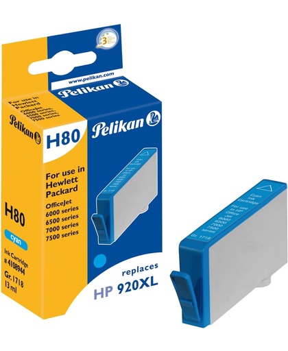 Pelikan H80 Cyaan inktcartridge