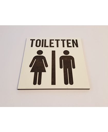 Trespa Toiletbordje, pictogrammen