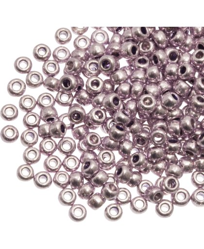 DQ Rocailles (2 mm) Lilac Metallic Shine (10 Gram / 1000 stuks)