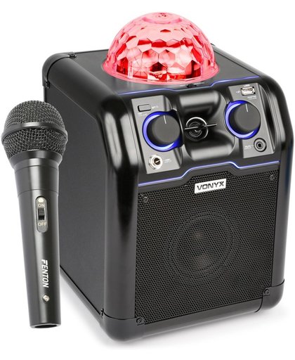 Vonyx SBS50B karaoke set met Bluetooth, echo en microfoon