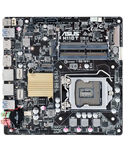 ASUS H110T moederbord LGA 1151 (Socket H4) Intel® H110 mini ITX