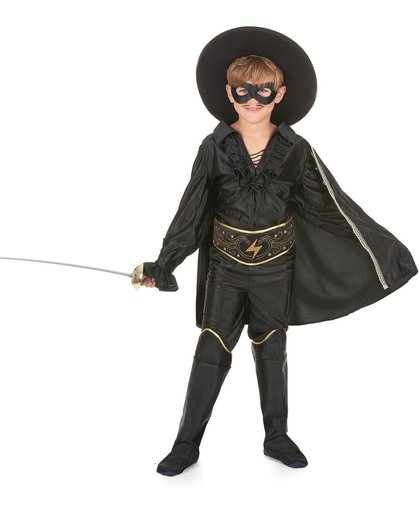 Zwarte musketier kostuum voor jongens - Verkleedkleding