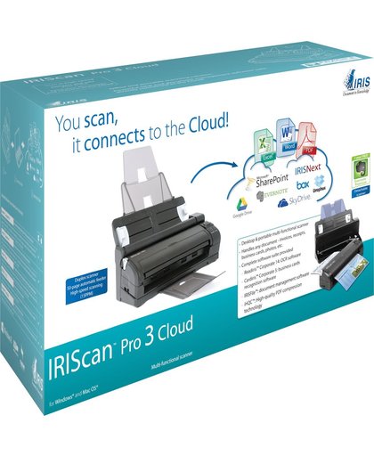 I.R.I.S. IRIS Scan Pro 3 Cloud ADF-scanner 600 x 600DPI Zwart