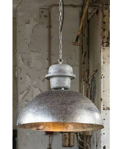 Duverger - Industry - Hanglamp - Weathered Metal - old silvery finish - rond - Ø53cm - 1 lichtpunt