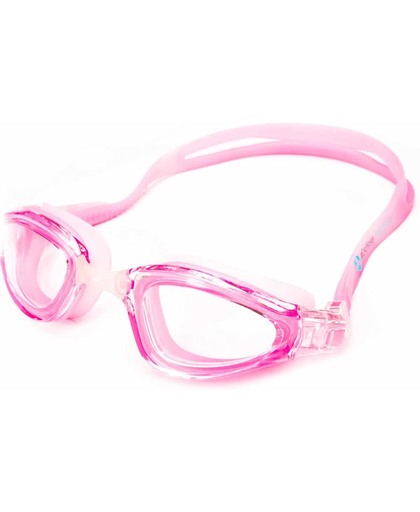 #DoYourSwimming - Zwembril incl. transportbox -  Shark  - anti-fog systeem, krasbestendige glazen met ge ntegreerde UV-bescherming  - Vanaf ca. 12 jaar & volwassenen - roze