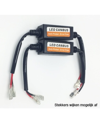 Anti-flikker module H1 voor LED koplampen / Voorkomt foutmeldingen Canbus / Set van 2
