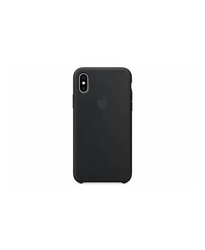 Zwarte silicone case voor de iphone x