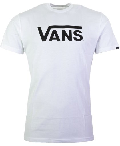 Vans Classic White/Black - Sportshirt - Volwassenen - Wit/Zwart - Maat XL