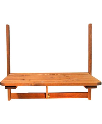 Opklapbare Balkontafel 63 x 40 cm - Hout - Inklapbaar - Inclusief bevestigingsmateriaal