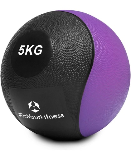 #DoYourFitness - Medicine bal - »Medical« - fitnessbal / gewichtsbal - in meerdere gewichtsklassen verkrijgbaar - 5kg / purper