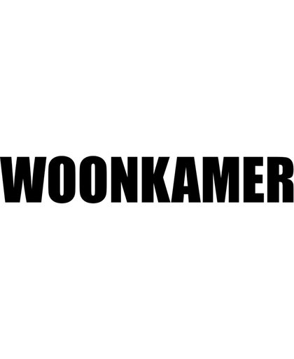 Woonkamer Deursticker Dikgedrukt - Muursticker - Muurdecoratie - Zwart